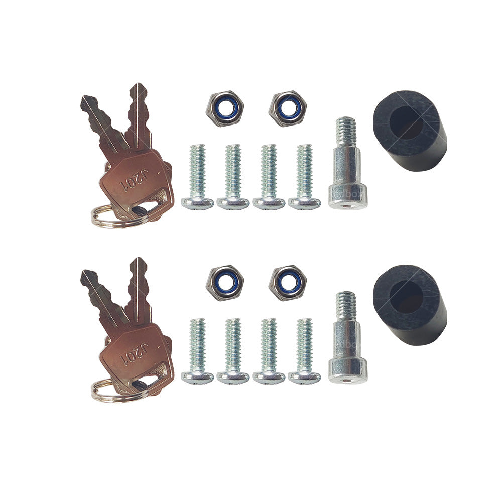 2pcs Whale Tail T Handle Lock Latch Compression Lock Ute Canopy Trailer Toolbox