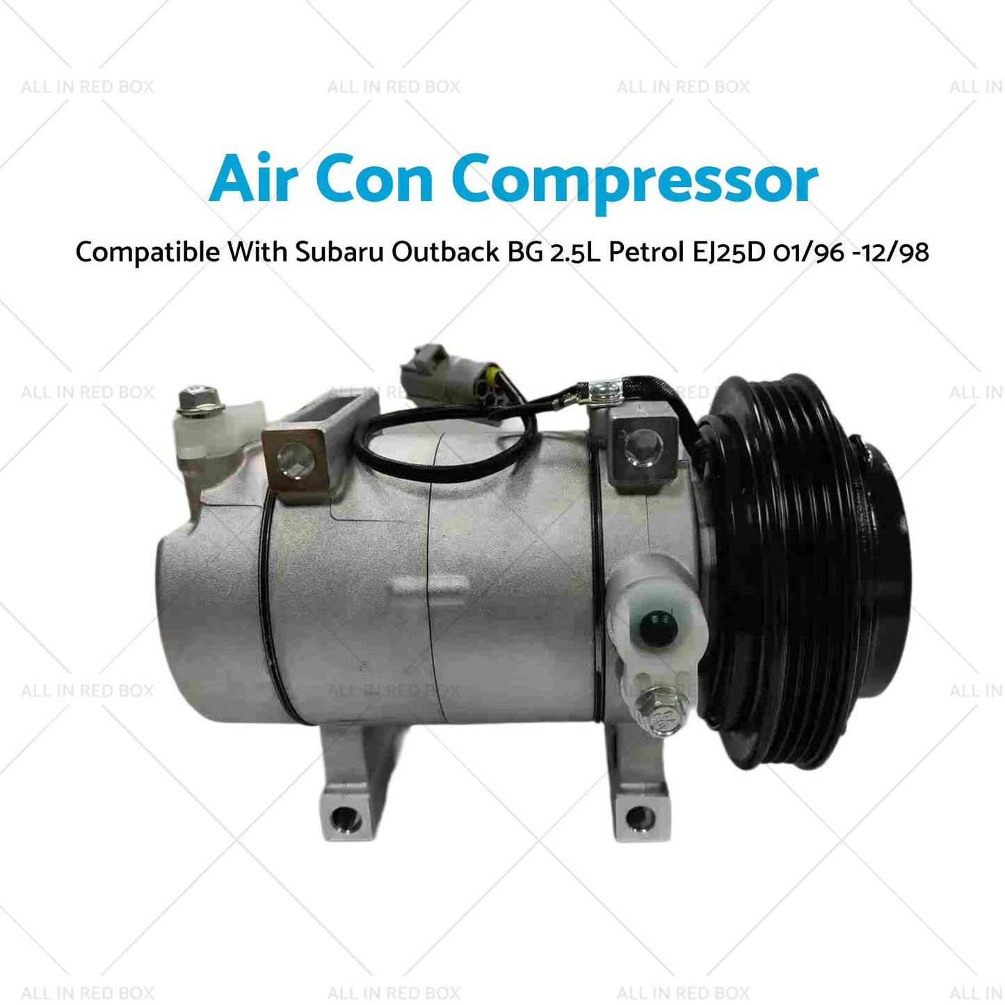 {{ Air Con Compressor Suitable For Subaru Outback BG 2.5L Petrol EJ25D 01/96 -12/98 }} - Buy Car Parts Online at {{ Kaka Auto Parts }}.