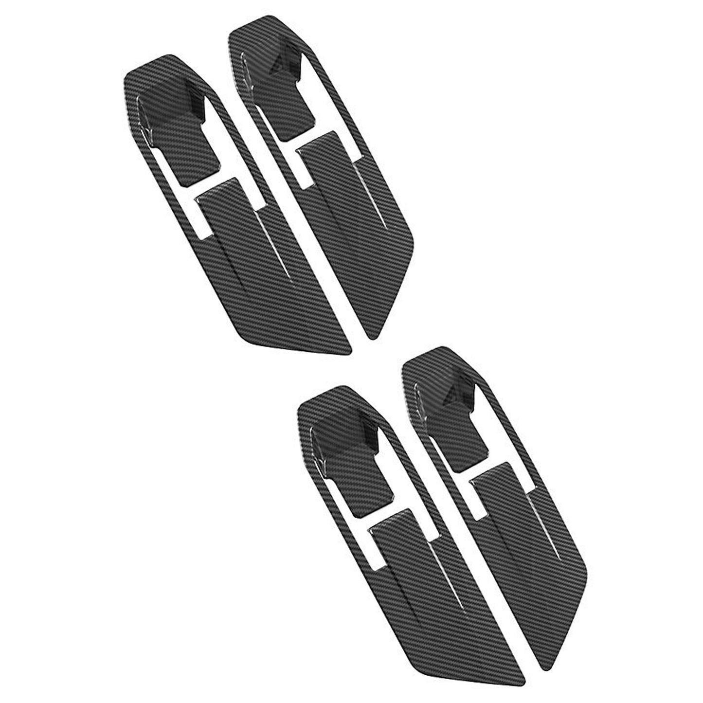 {{ Carbon Fiber Inner Door Handle Cover Suitable For Mitsubishi Triton L200 23-25 }} - Buy Car Parts Online at {{ Kaka Auto Parts }}.