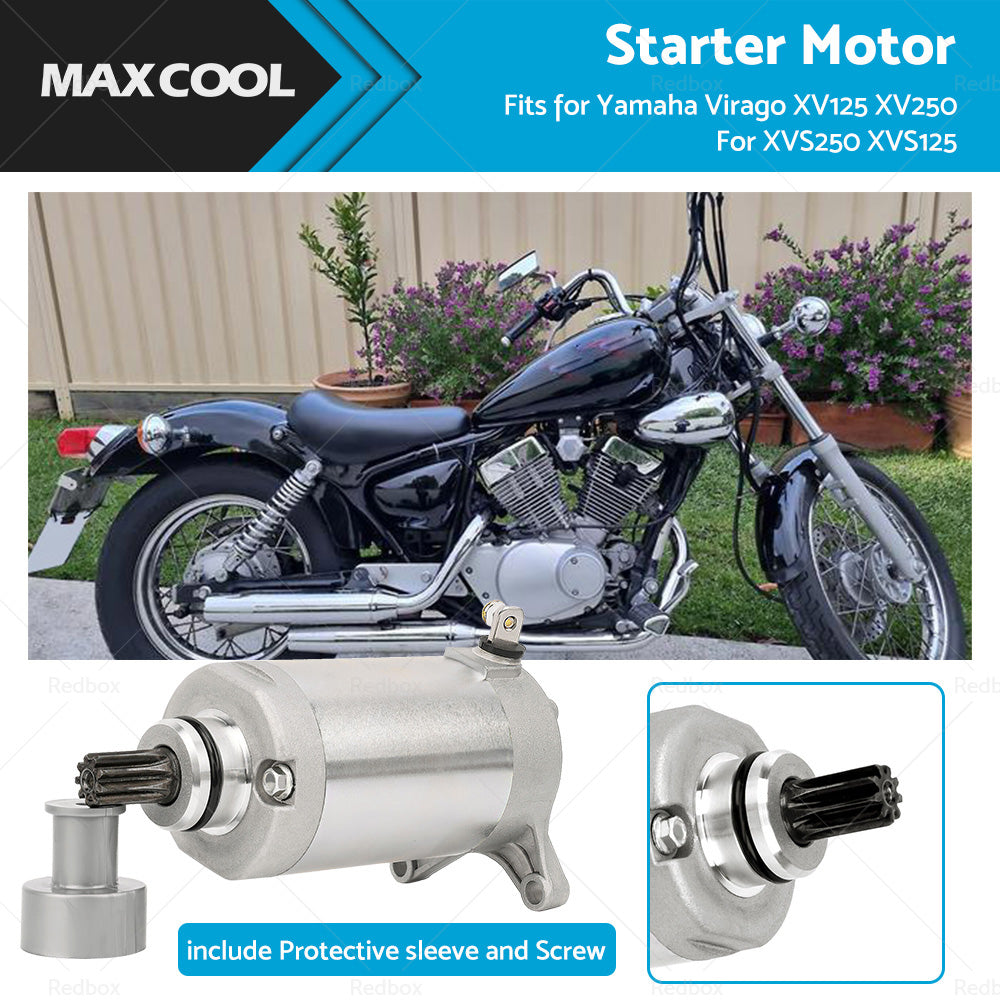 {{ Starter Motor for Yamaha Virago XV125 XV 250 125 XVS250 XVS125 ROUTE66 VSTAR }} - Buy Car Parts Online at {{ Kaka Auto Parts }}.