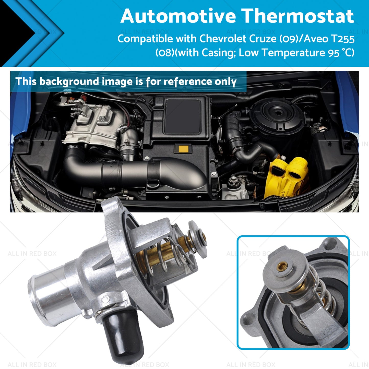 {{ Thermostat Water Cooling Suitable for Chevrolet Fiat Opel 1338178 6338018 }} - Buy Car Parts Online at {{ Kaka Auto Parts }}.
