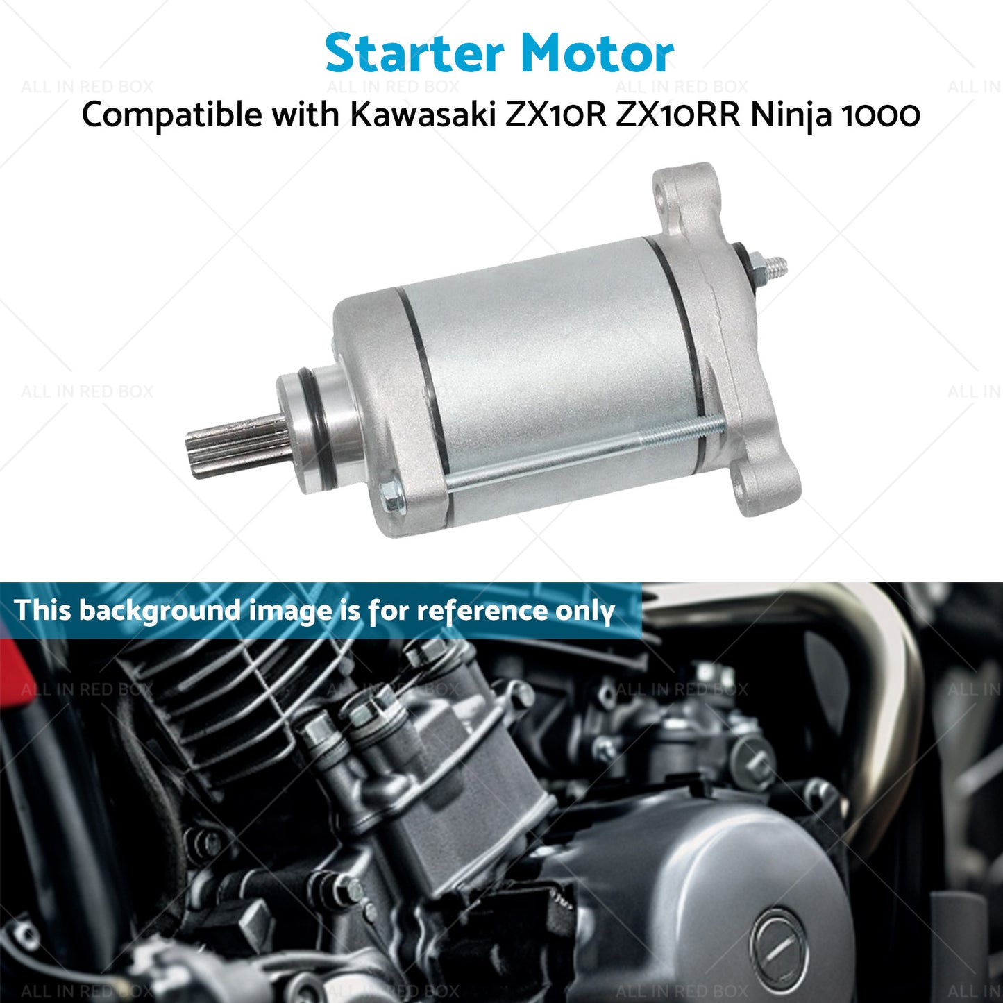 {{ Engine Starter Motor 9Teeth Suitable For Kawasaki ZX10R ZX10RR Ninja 1000 11-21 }} - Buy Car Parts Online at {{ Kaka Auto Parts }}.