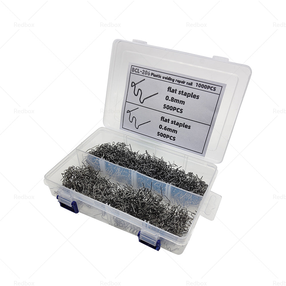 1000PCS Hot Staples Plastic Welding Wave Stapler For Car Bumper Repair Tool Kits