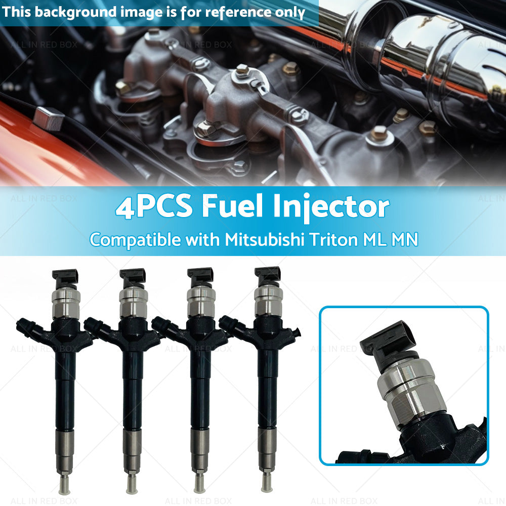 4PCS 095000-9560 Fuel injector Suitable for Mitsubishi Triton Challenger 08-15