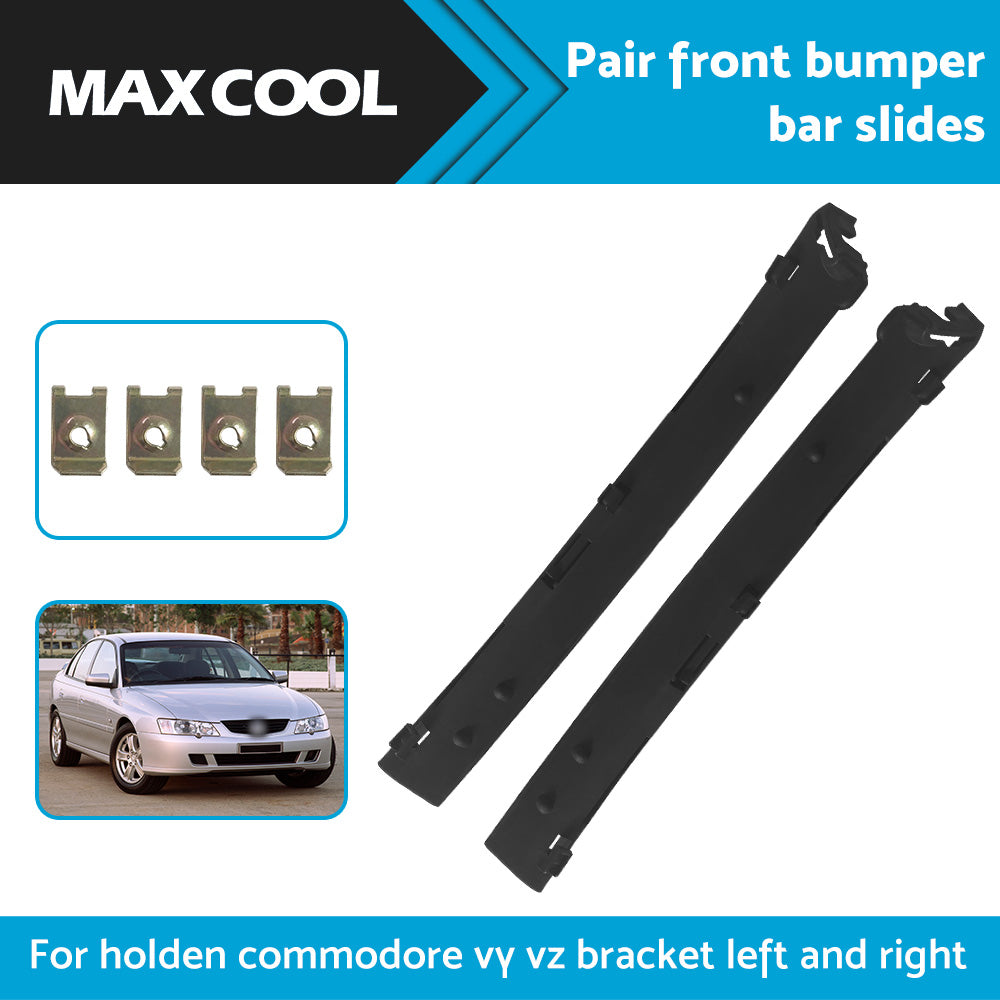 Front Pair LH and RH Bumper Bar Bracket Slide For Holden Commodore VY VZ 02-2007