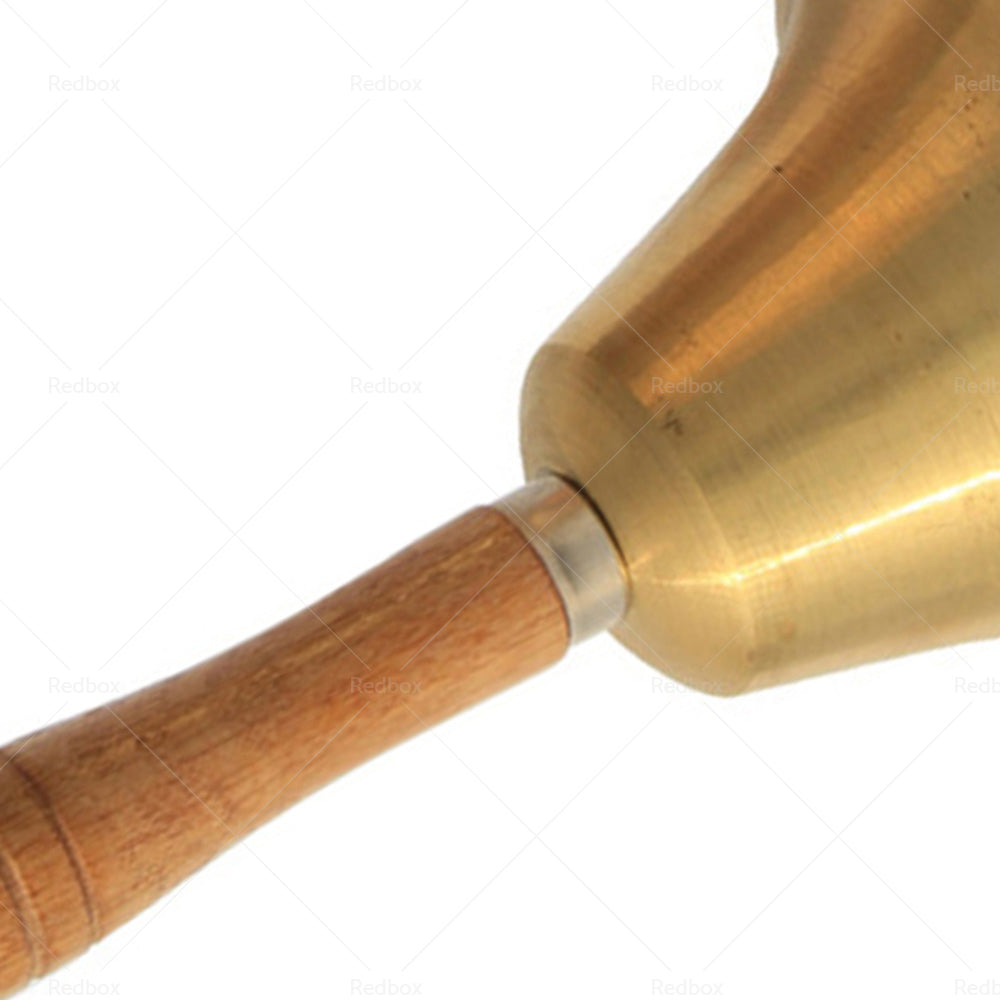 Brass Hand Bell Loud Call Bell Handbell Desk Ringbell for Wedding Festival