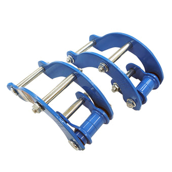 compare product 2x Rear Leaf Spring Extended 2 inch Height Shackles Suitable For Isuzu Holden Rodeo