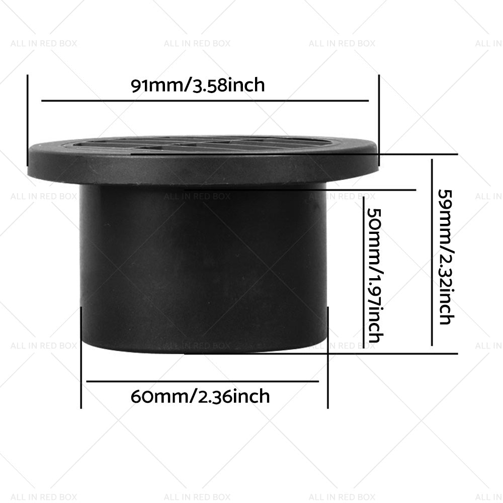 60mm,Diesel Heater Ducting Warm Air Vent Directional Outlet or Suitable For Webasto