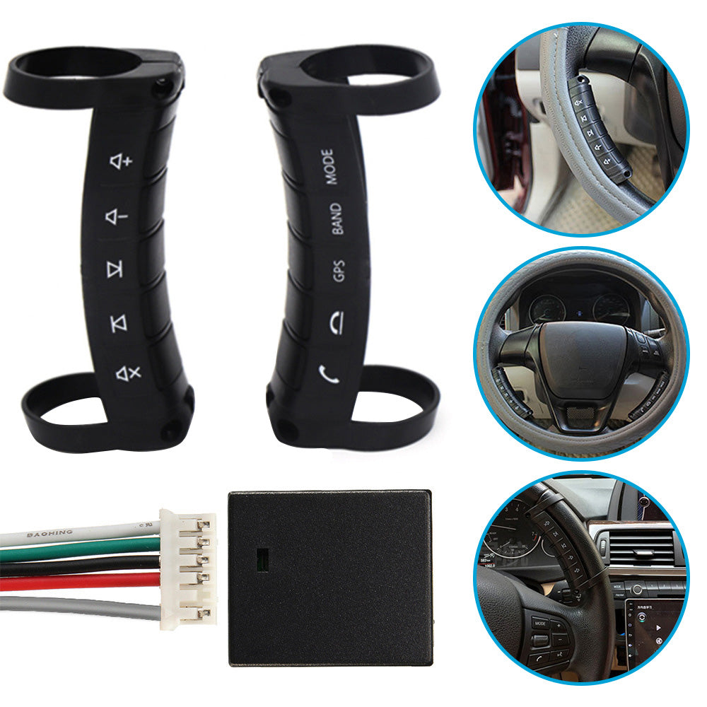 Universal Wireless Steering Wheel Remote Control Button for Car Stereo DVD