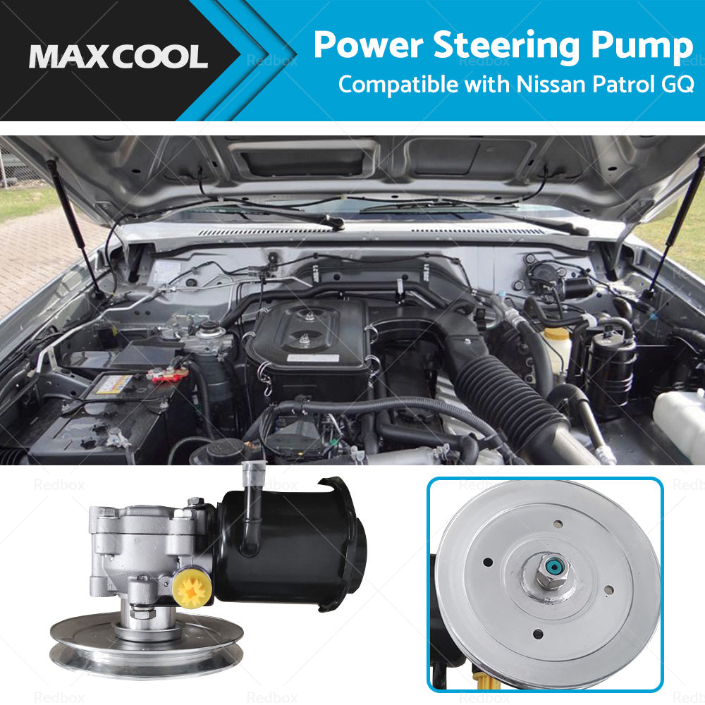 Power Steering Pump with Pulley Suitable For Nissan Patrol GQ Y60 TD42 Diesel