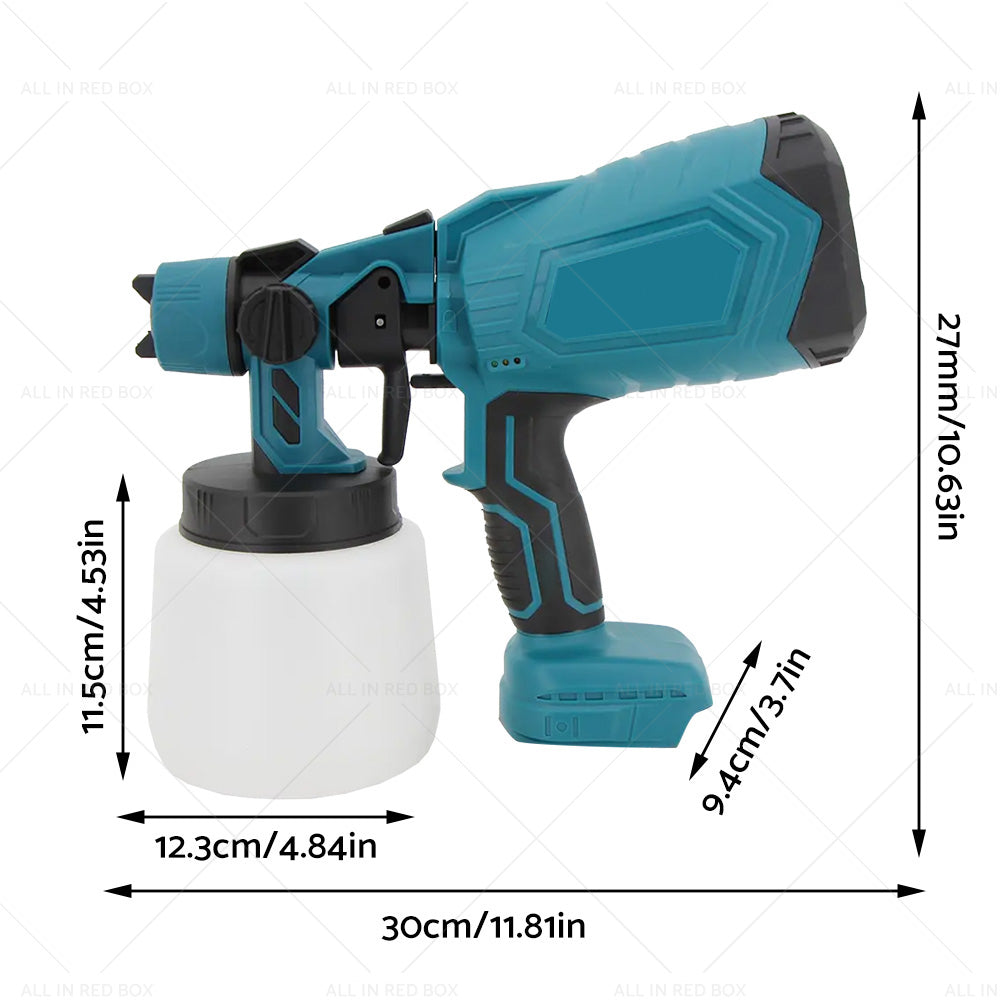Electric Spray Gun Cordless Paint Airless Sprayer Suitable For Makita Battery