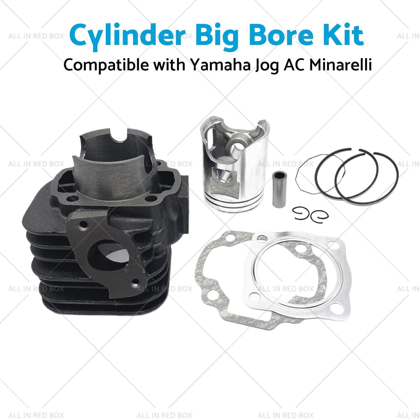 {{ 50mm Cylinder Big Bore Kit Suitable For Yamaha Jog 90cc Minarelli 2 Stroke }} - Buy Car Parts Online at {{ Kaka Auto Parts }}.