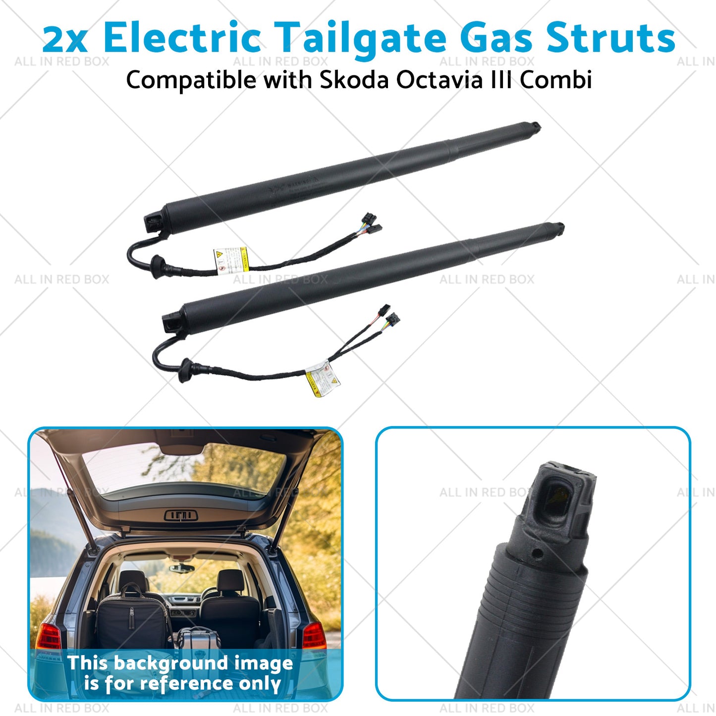 {{ 5E9827851F 2x Electric Tailgate Gas Struts Suitable for Skoda Octavia III Combi }} - Buy Car Parts Online at {{ Kaka Auto Parts }}.