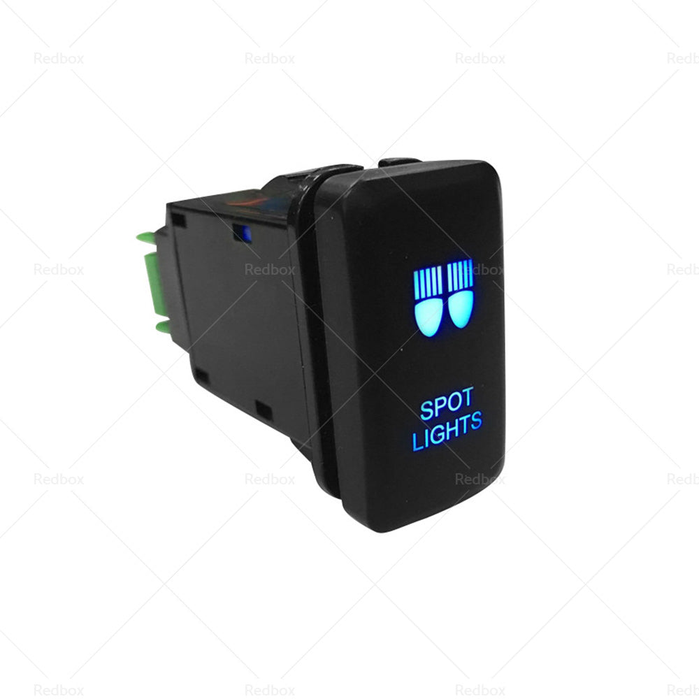 {{ Suitable for Landcruiser Prado Hilux 4Runner SPOT LIGHTS BLUE LED Push Switch }} - Buy Car Parts Online at {{ Kaka Auto Parts }}.
