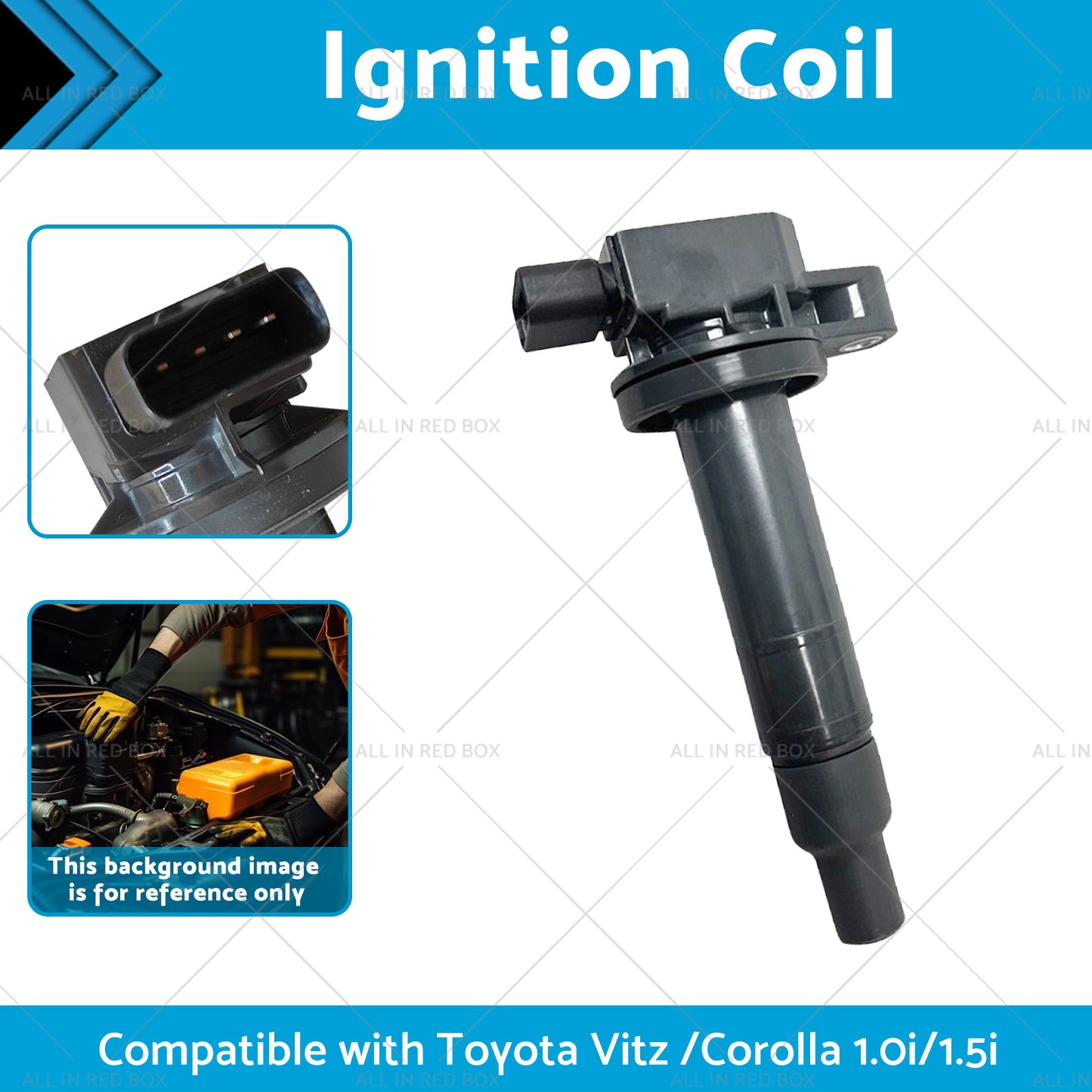 {{ 9091902240 Ignition Coil Suitable for Toyota Vitz 00 or Corolla 13 1. 0i or 1. 5i }} - Buy Car Parts Online at {{ Kaka Auto Parts }}.