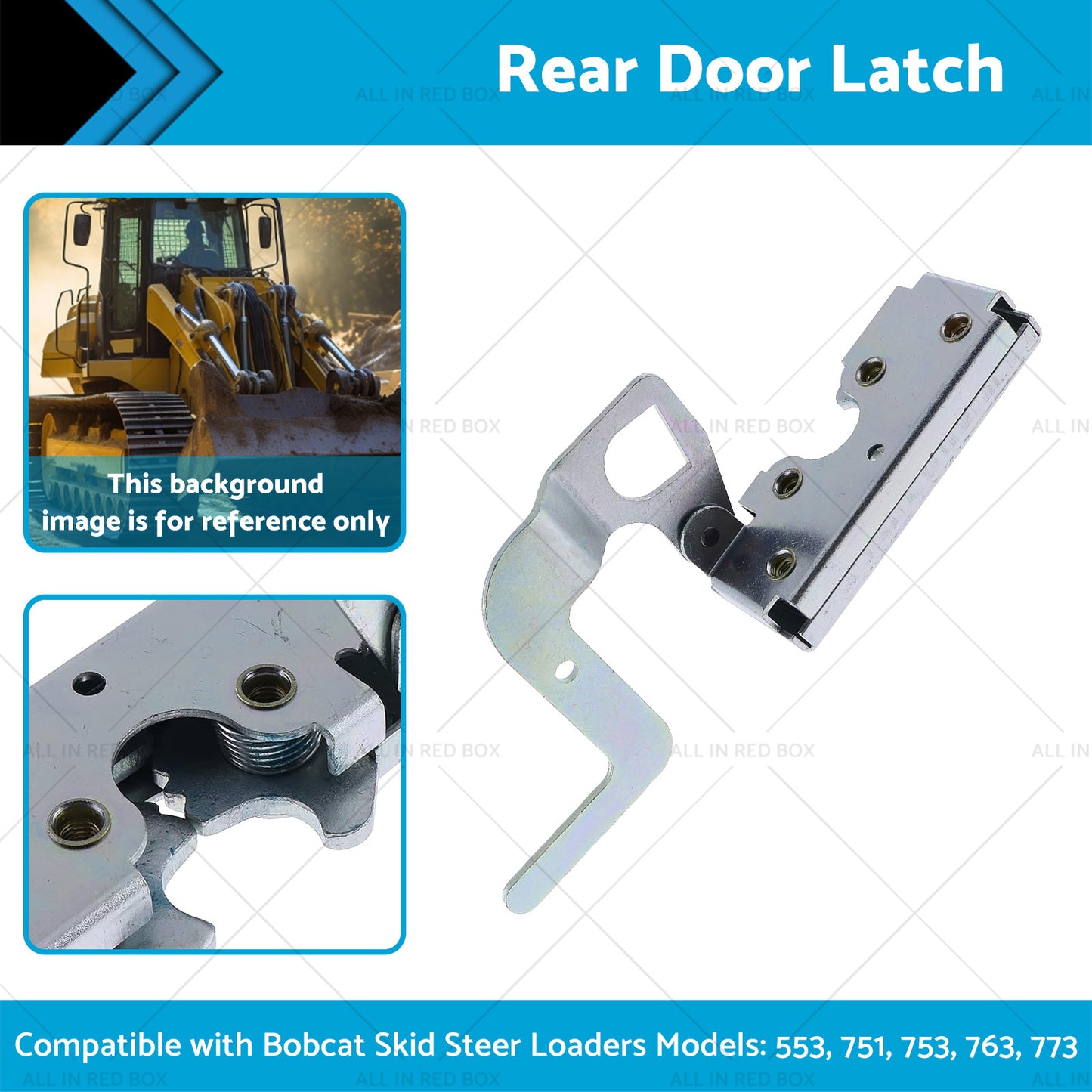 {{ Suitable for Bobcat Rear Engine Door Latch Handle Clasp 6670867 553 751 753 763 }} - Buy Car Parts Online at {{ Kaka Auto Parts }}.