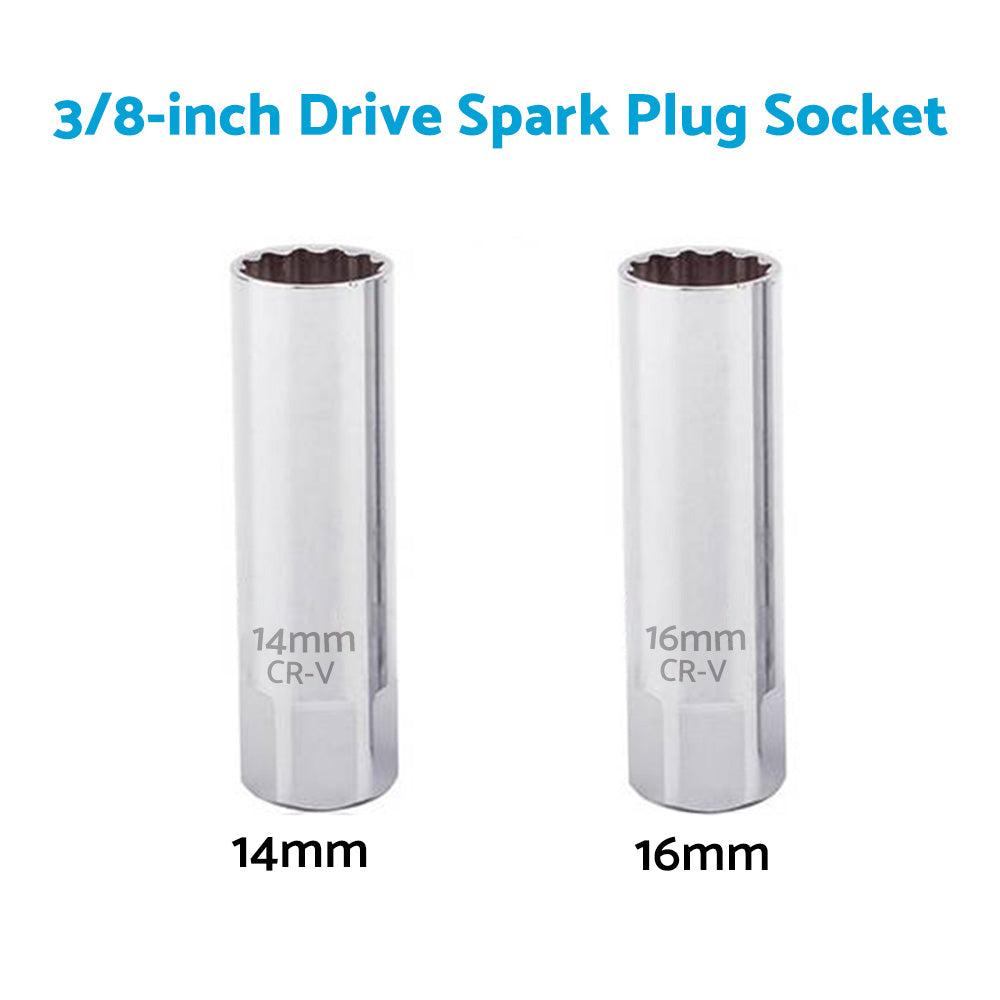 {{ 12 Point 14mm/16mm Spark Plug Socket Deep Thin Wall Removal 3/8 Drive Auto Car }} - Buy Car Parts Online at {{ Kaka Auto Parts }}.