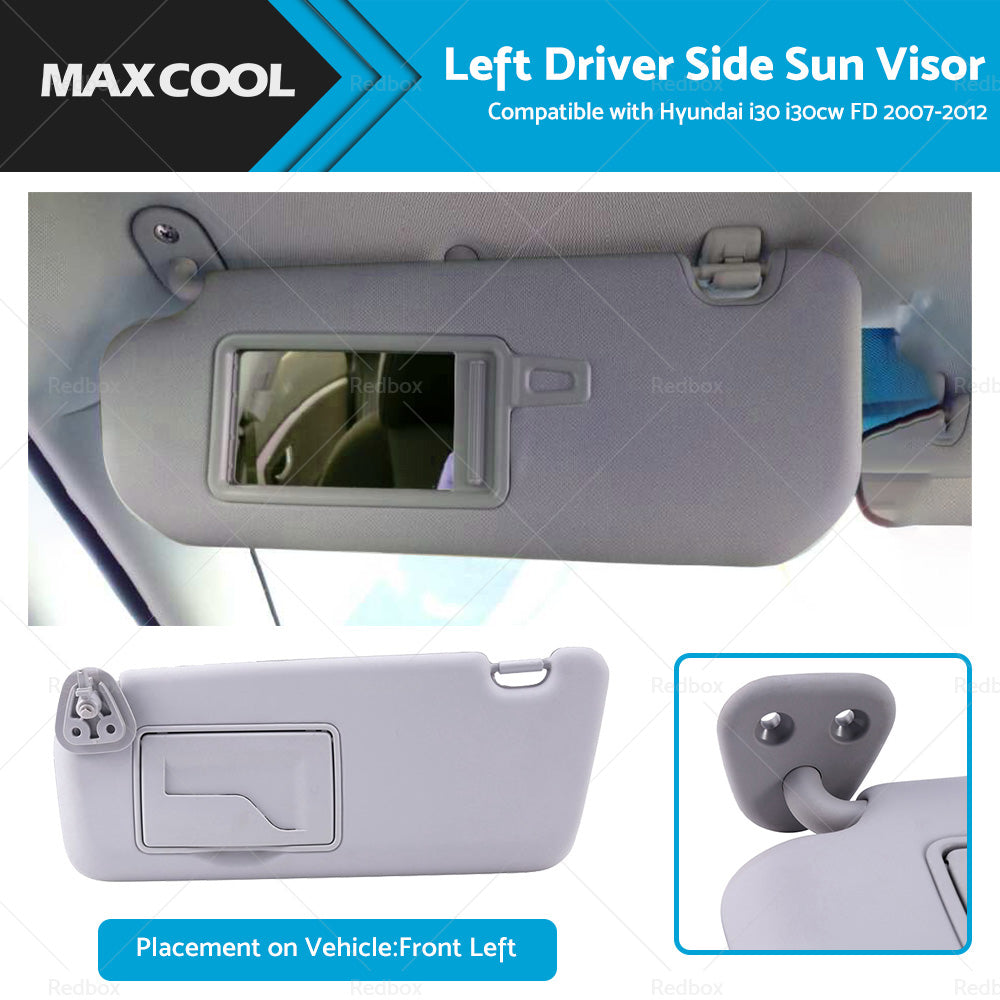 Left Passenger Side Sun Visor Shade Suitable For Hyundai i30 i30cw FD 2007-2012