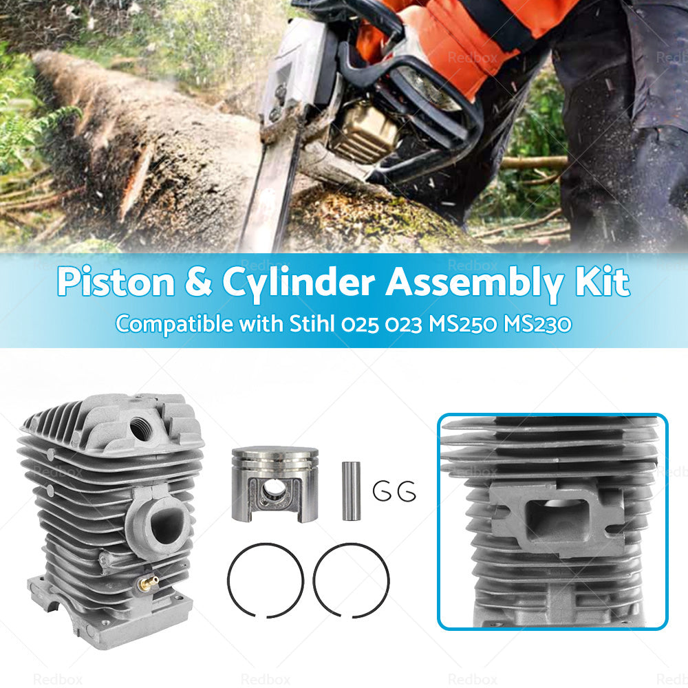 Piston and Cylinder Assembly Kit Suitable for Stihl 025 023 MS250 MS230 42. 5mm