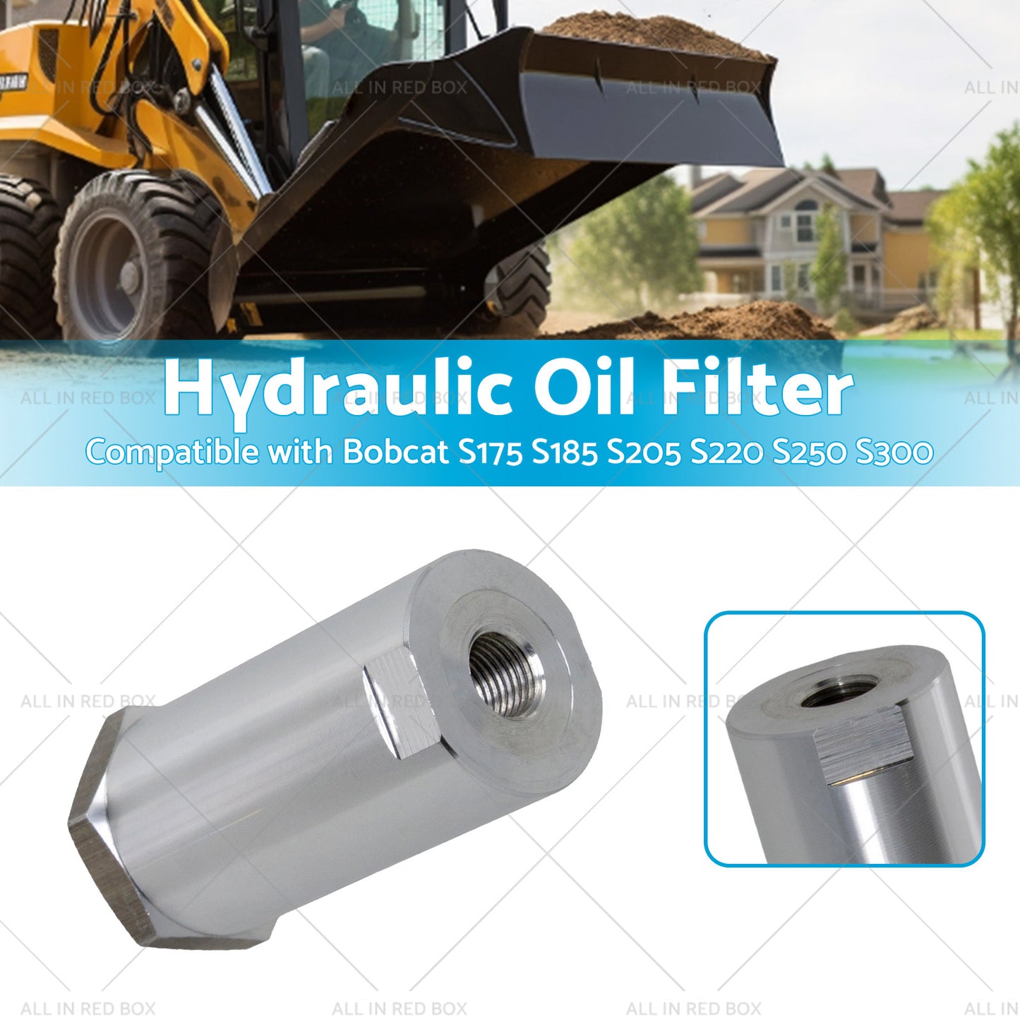 {{ Hydraulic Case Drain Filter 6661022 For Bobcat S175 S185 S205 S220 S250 S300 }} - Buy Car Parts Online at {{ Kaka Auto Parts }}.