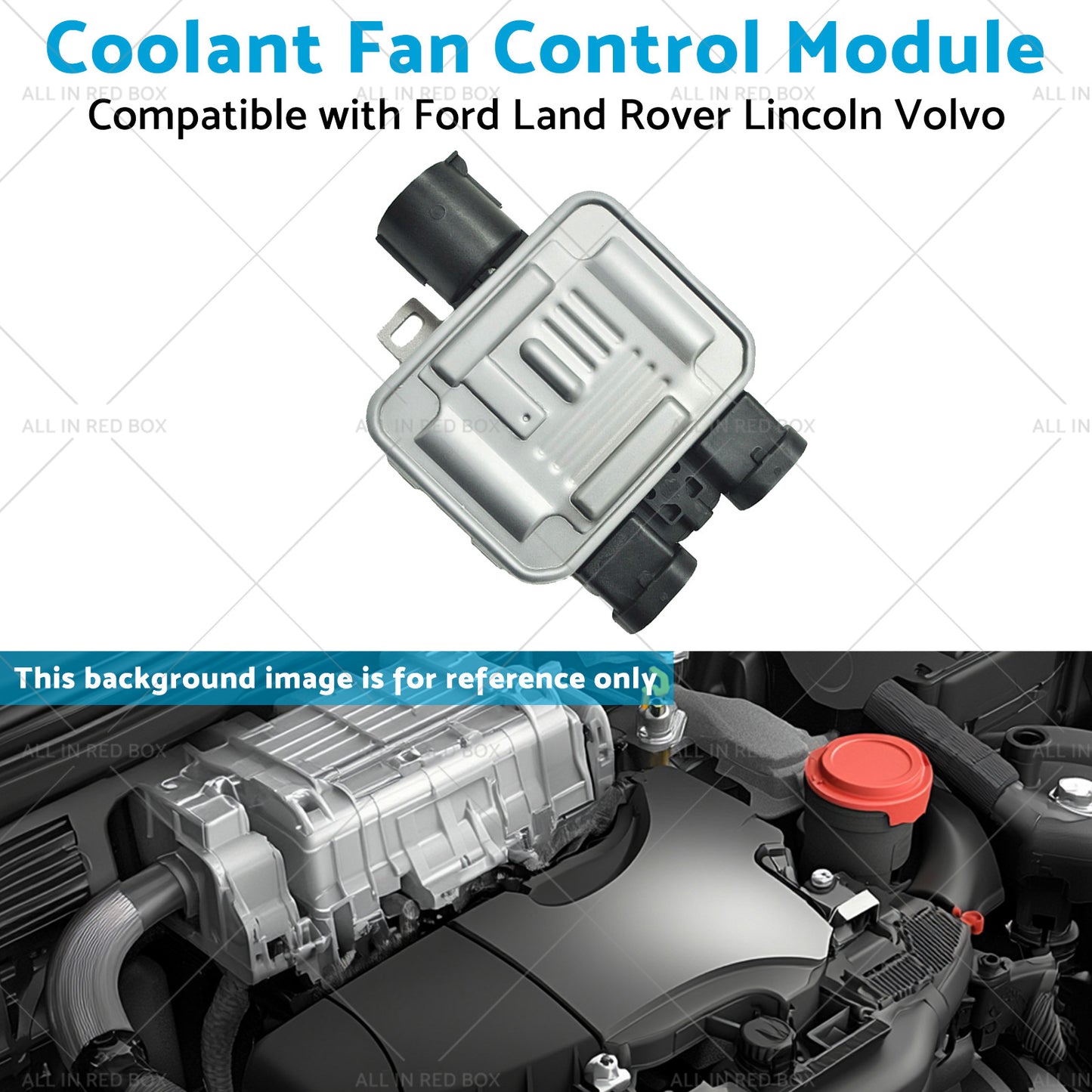 {{ Coolant Fan Control Module Suitable for Ford Land Rover Lincoln Volvo 7T4Z8B658B }} - Buy Car Parts Online at {{ Kaka Auto Parts }}.