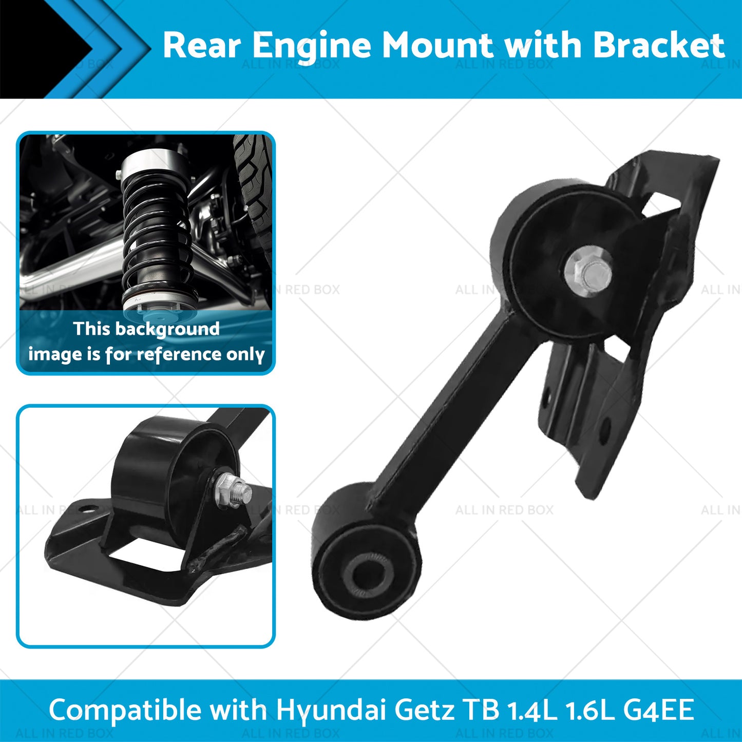 {{ Rear Engine Mount with Bracket Suitable for Hyundai Getz TB 1. 4L 1. 6L G4EE 05-11 }} - Buy Car Parts Online at {{ Kaka Auto Parts }}.