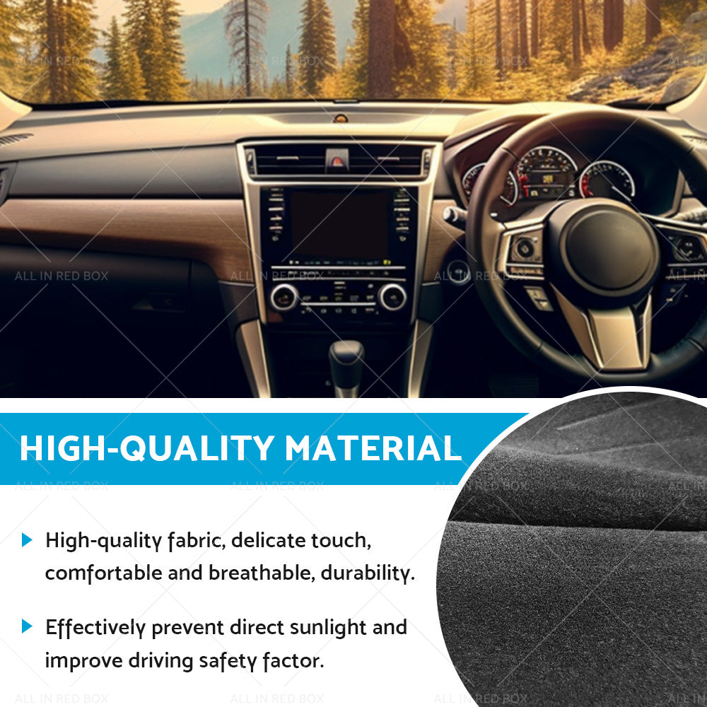 {{ Black Non-Slip Dash Mat Cover Suitable For Subaru Outback Wagon GEN 6 2021-2023 }} - Buy Car Parts Online at {{ Kaka Auto Parts }}.