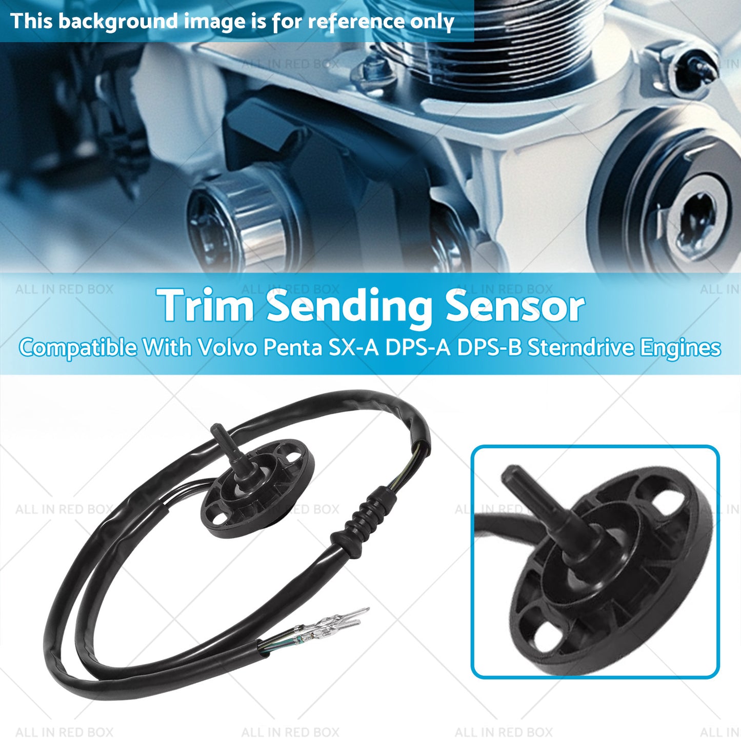 Trim Sending Sensor Suitable For Volvo Penta TSK-A-32 TSK-A-42-NPT TSK-A-52-NPT