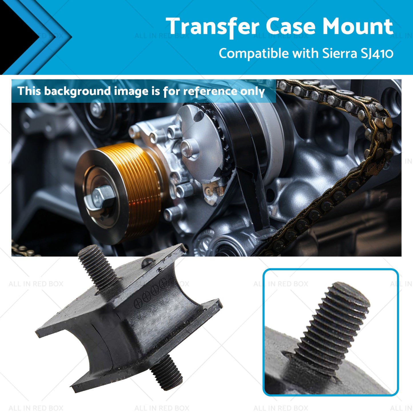 {{ 29610-81A20-000 Transfer Case Mount Suitable for Sierra SJ410 SJ413 84-99 }} - Buy Car Parts Online at {{ Kaka Auto Parts }}.