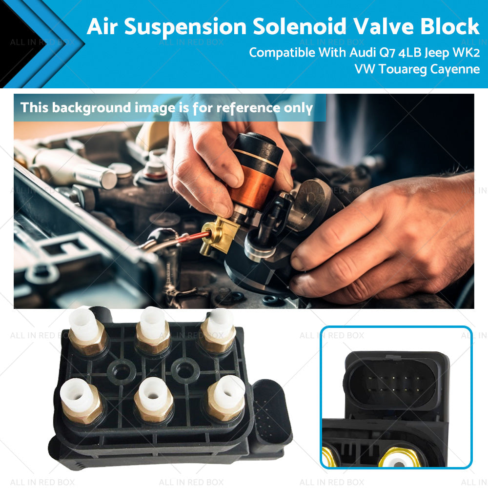 Air Suspension Solenoid Valve Block Suitable For Audi Q7 4LB Jeep WK2 VW Cayenne