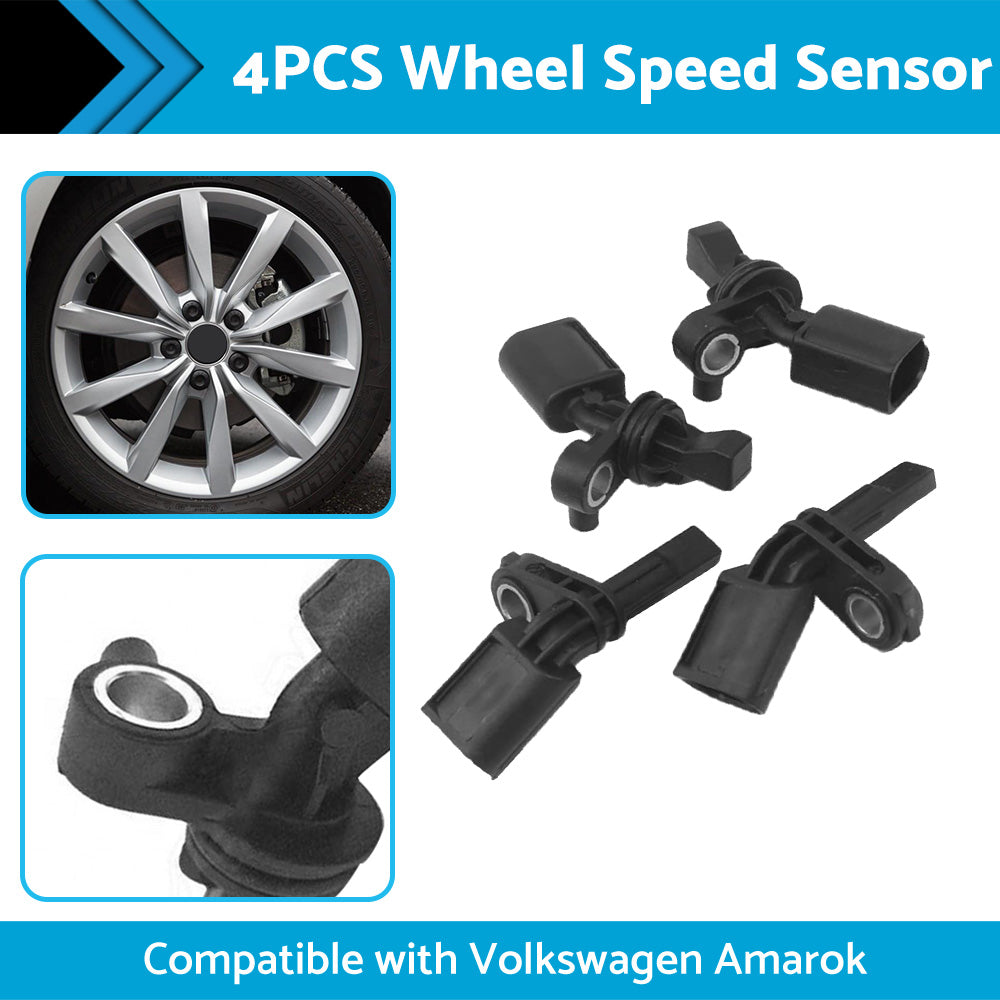 {{ 4PCS ABS Wheel Speed Sensor 2H0927807A Suitable for Volkswagen Amarok 2010-2019 }} - Buy Car Parts Online at {{ Kaka Auto Parts }}.