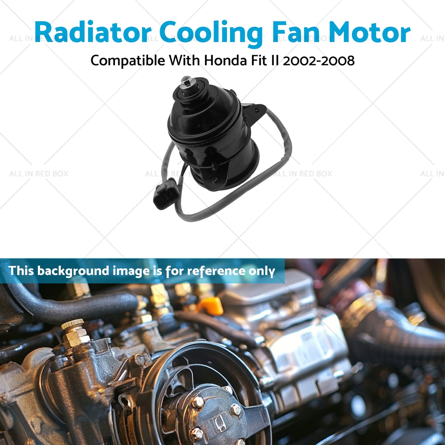 {{ 19030-PWA-J51 Radiator Cooling Fan Motor Suitable for Honda Fit II 2002-2008 }} - Buy Car Parts Online at {{ Kaka Auto Parts }}.