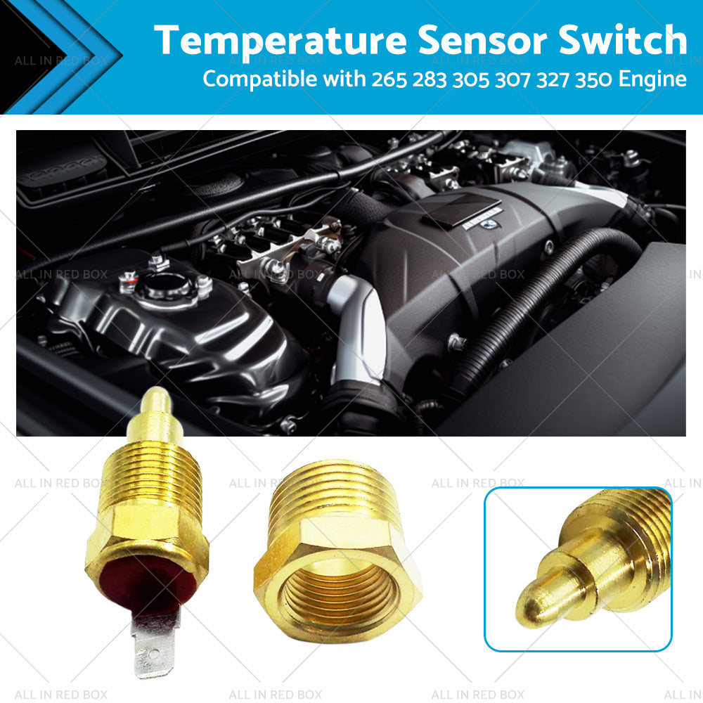 {{ 3 8inch NPT Engine Radiator Temperature Thermo Sensor Cooling Fan Switch Aluminum }} - Buy Car Parts Online at {{ Kaka Auto Parts }}.