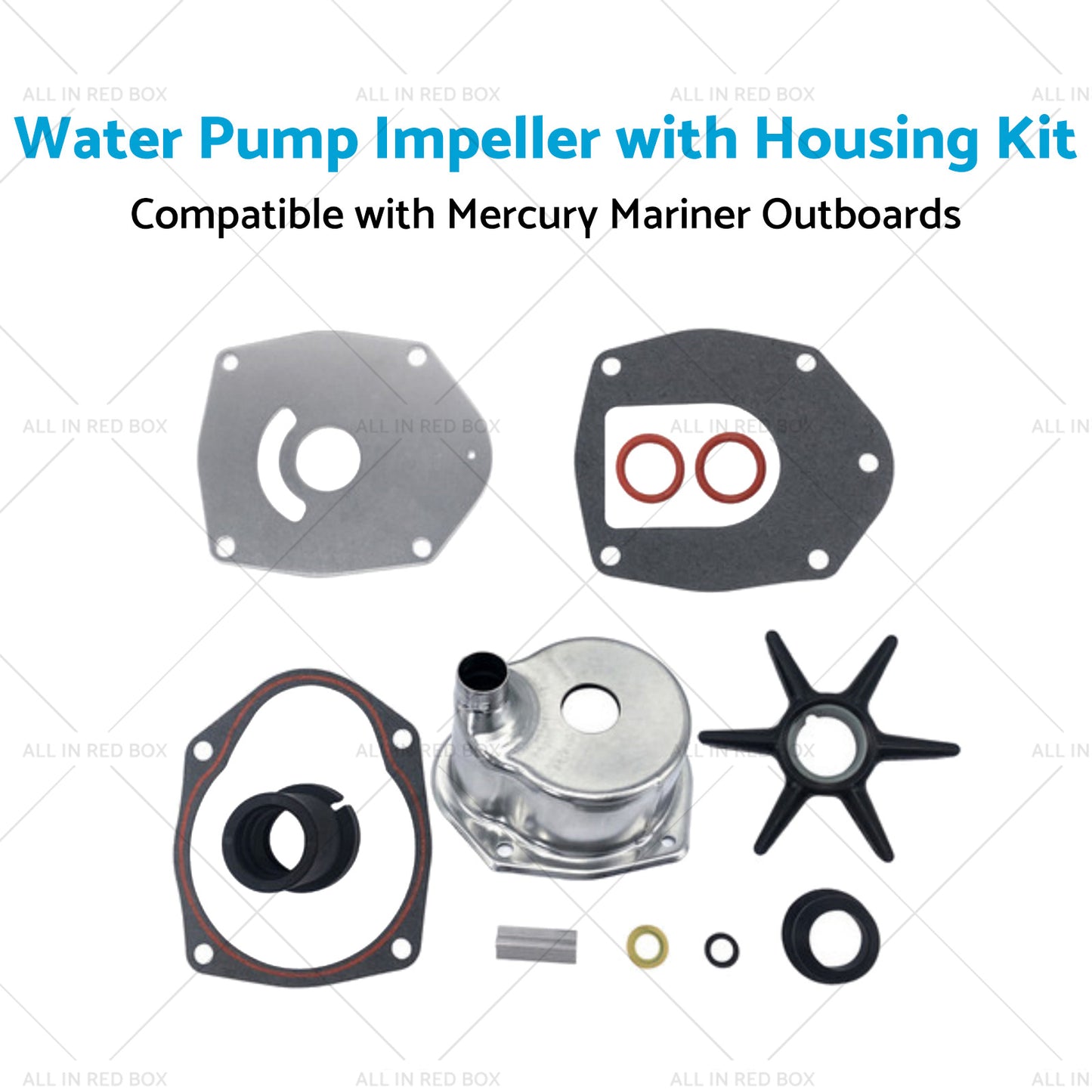 {{ Water Pump Impeller with Housing Kit Suitable for Outboards Mercury Mariner }} - Buy Car Parts Online at {{ Kaka Auto Parts }}.