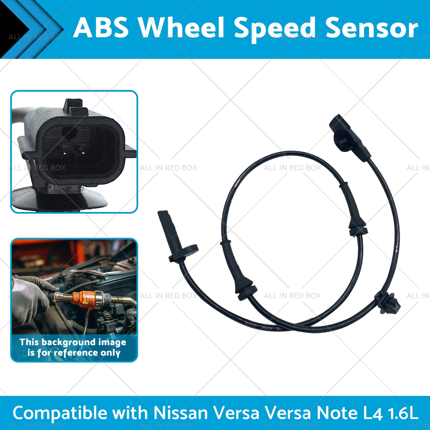 {{ ABS Wheel Speed Sensor Suitable for Nissan Versa Versa Note L4 1.6L Front L or R }} - Buy Car Parts Online at {{ Kaka Auto Parts }}.