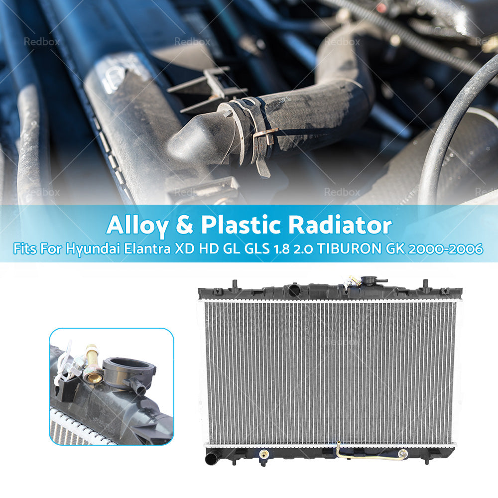 Radiator Rad Fit Hyundai Elantra XD HD GL GLS 1. 8 2. 0 TIBURON GK 2000-2006