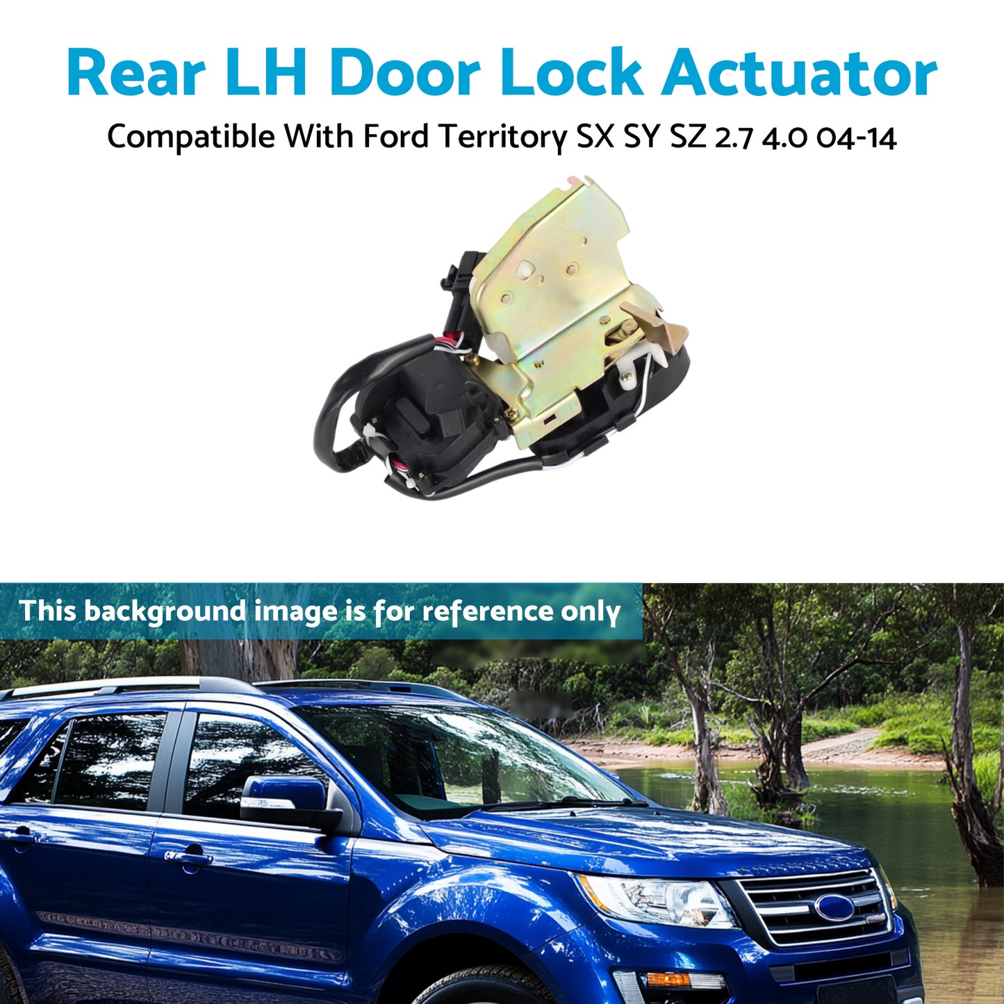 {{ Door Lock Actuator Rear Left Suitable For Ford Territory SX SY SZ 2.7 4.0L 04-14 }} - Buy Car Parts Online at {{ Kaka Auto Parts }}.