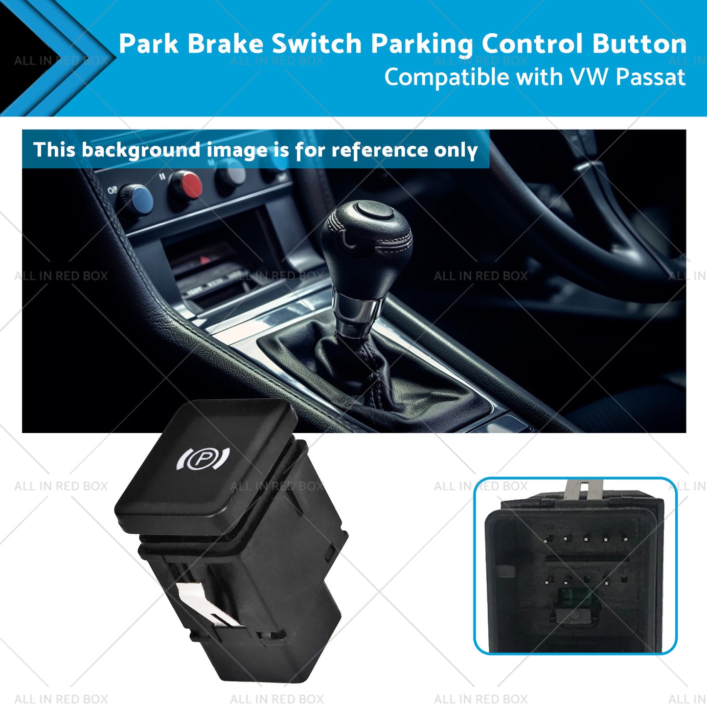 {{ 3C0927225C Park Brake Switch Parking Control Button Suitable for VW Passat 05-12 }} - Buy Car Parts Online at {{ Kaka Auto Parts }}.