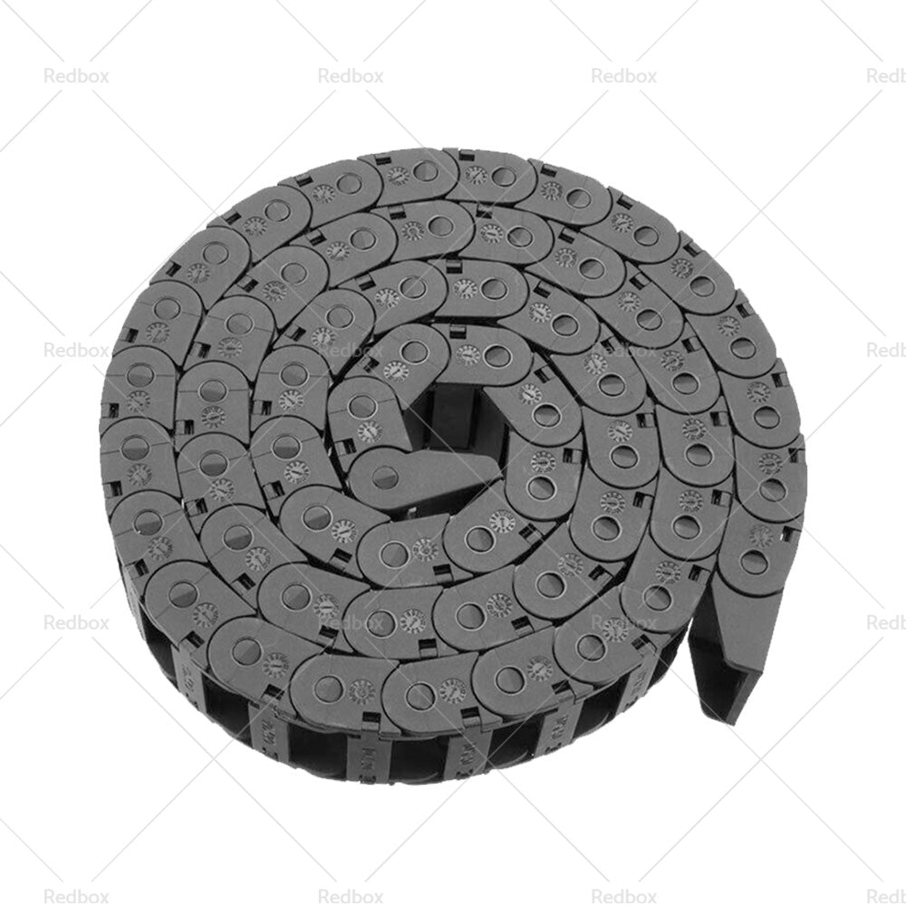 {{ 10mmX20mm 1Meter Drag Chain Cable Carrier Open Type with End Connectors Plastic }} - Buy Car Parts Online at {{ Kaka Auto Parts }}.