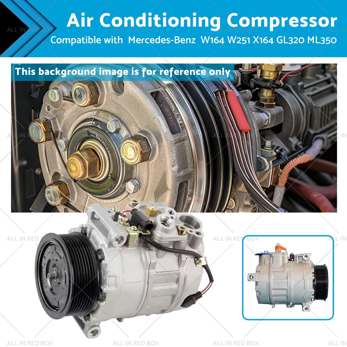 {{ Air Conditioning Compressor Suitable for Mercedes-Benz GL320 W164 W251 X164 }} - Buy Car Parts Online at {{ Kaka Auto Parts }}.