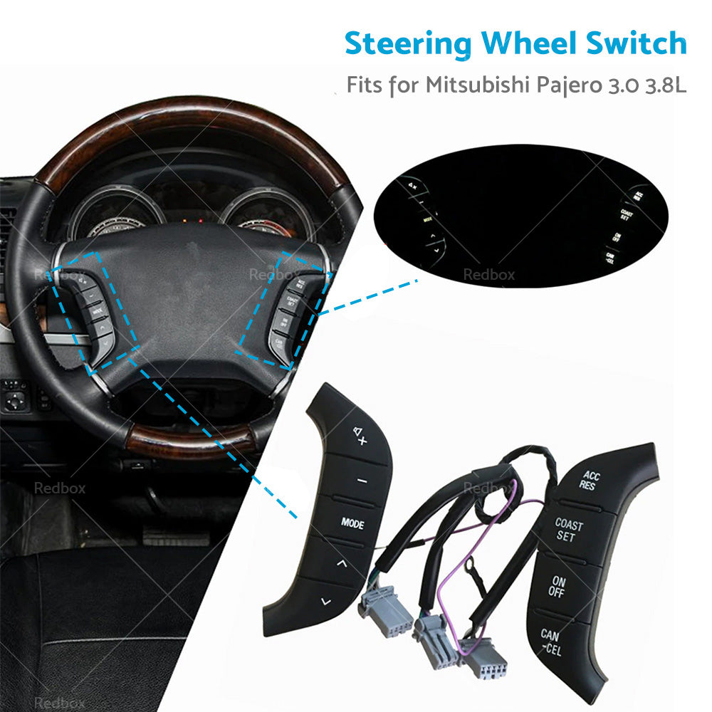 {{ 8701A383 Steering Cruise Control Switch Audio Control for Mitsubishi Pajero }} - Buy Car Parts Online at {{ Kaka Auto Parts }}.