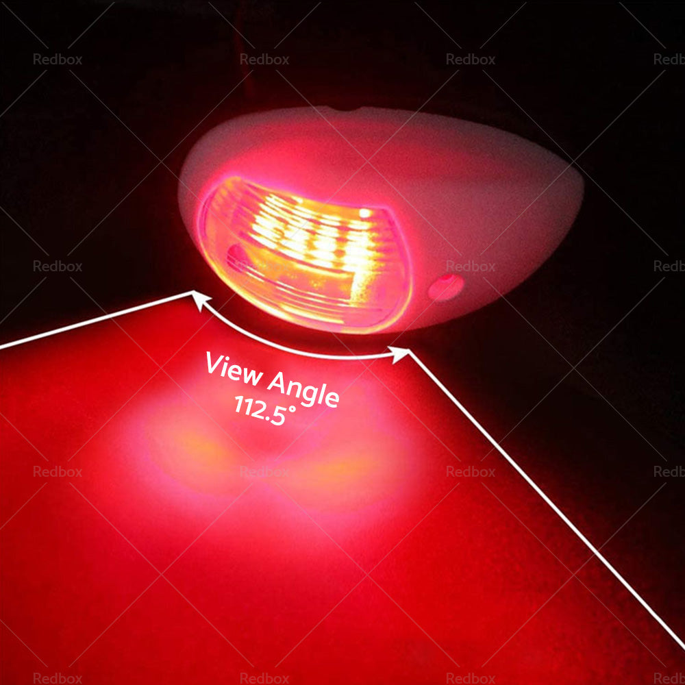 {{ Pair Red and Green 8LED Navigation Lights Marine Bow Light Lamp for Boat Pontoon }} - Buy Car Parts Online at {{ Kaka Auto Parts }}.