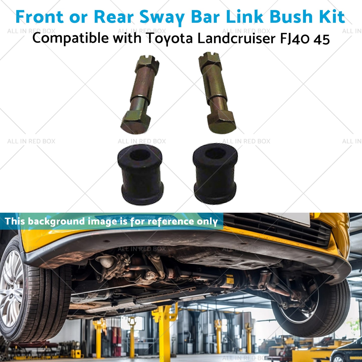 {{ 2x Sway Bar Link Bush Front or Rear Suitable for Toyota Landcruiser 45 FJ40 }} - Buy Car Parts Online at {{ Kaka Auto Parts }}.