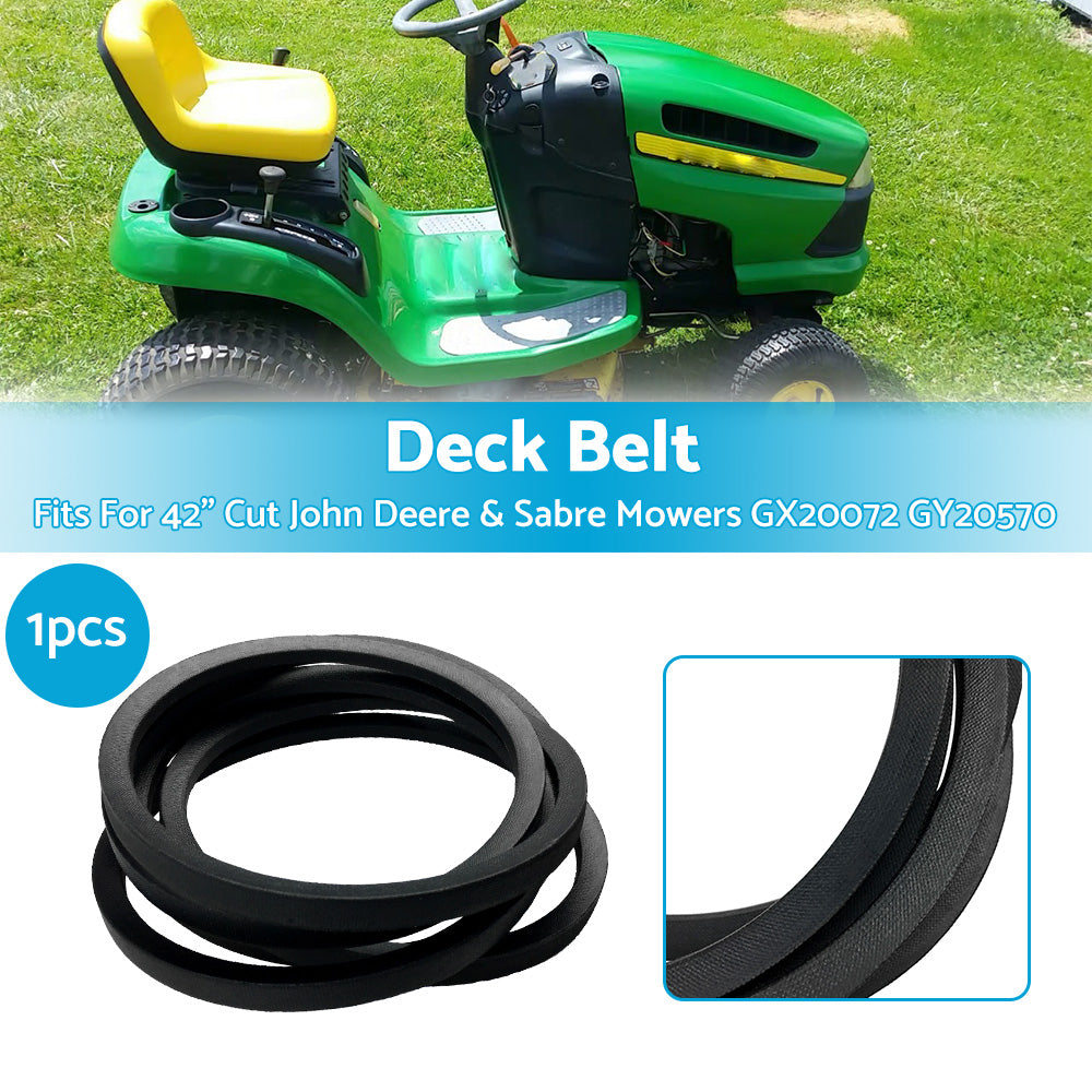 {{ Deck Belt For 42 inch Cut John Deere and Sabre Mowers GX20072 GY20570 }} - Buy Car Parts Online at {{ Kaka Auto Parts }}.