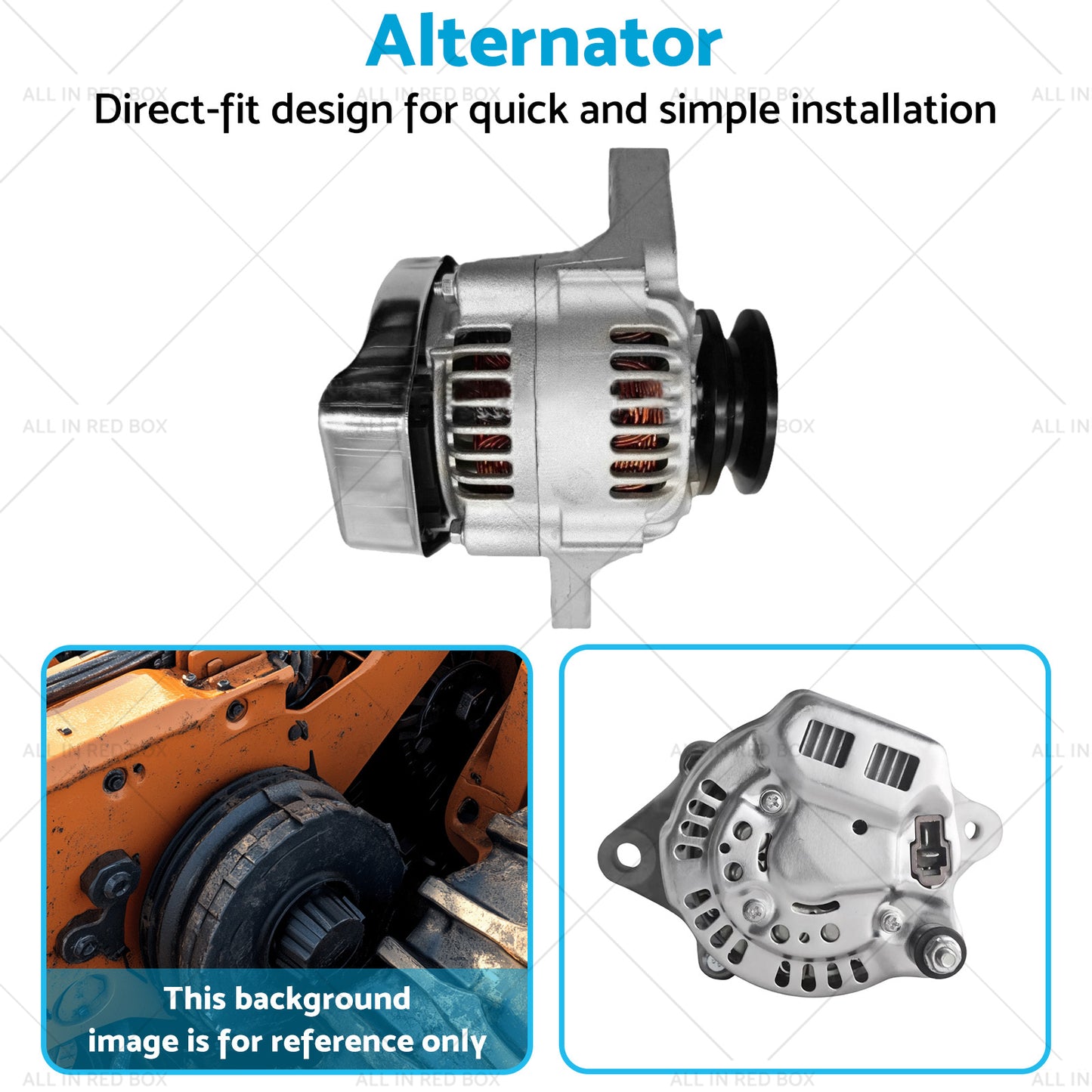 {{ Alternator Suitable For Kubota Many Models 12V & 40Amps 100211-1670 16231-24011 }} - Buy Car Parts Online at {{ Kaka Auto Parts }}.