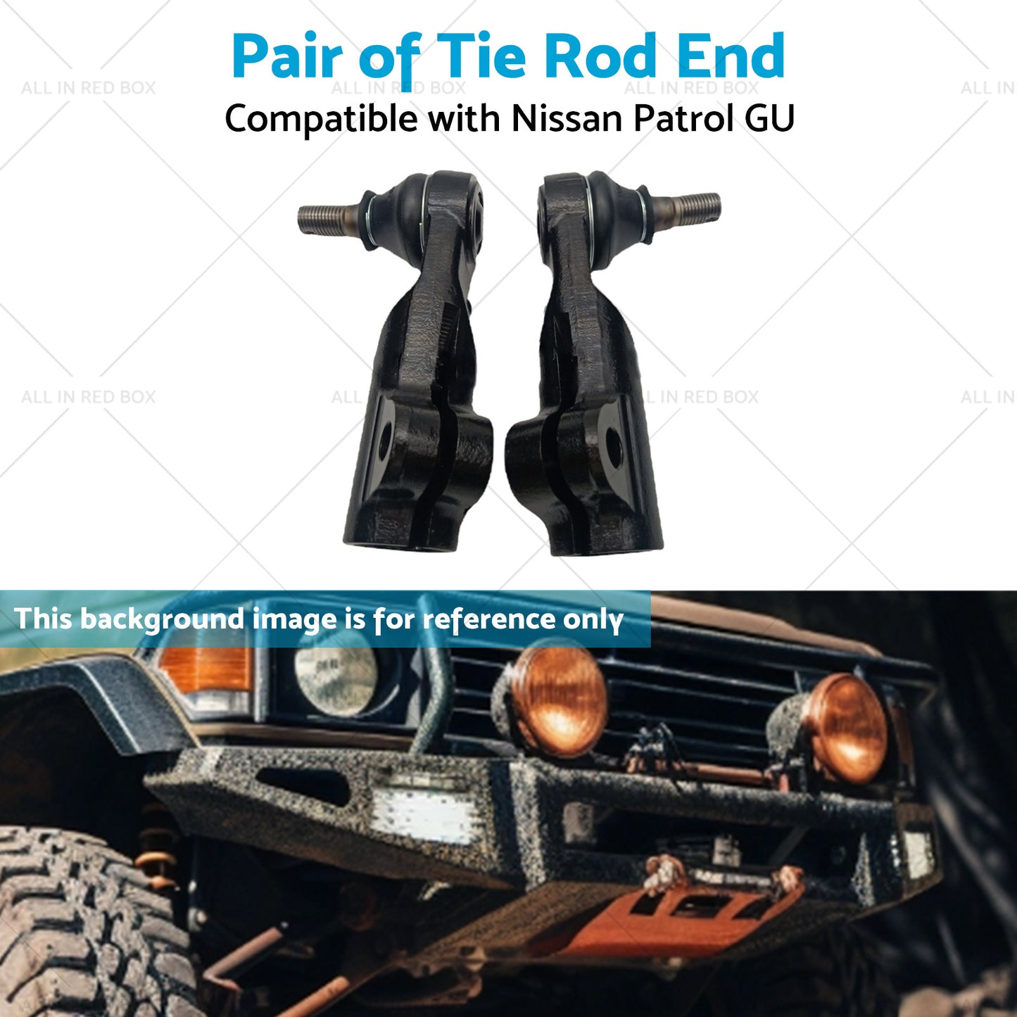 {{ Pair Tie Rod End Suitable For Nissan Patrol GU Y61 Series 4wd 03-On }} - Buy Car Parts Online at {{ Kaka Auto Parts }}.