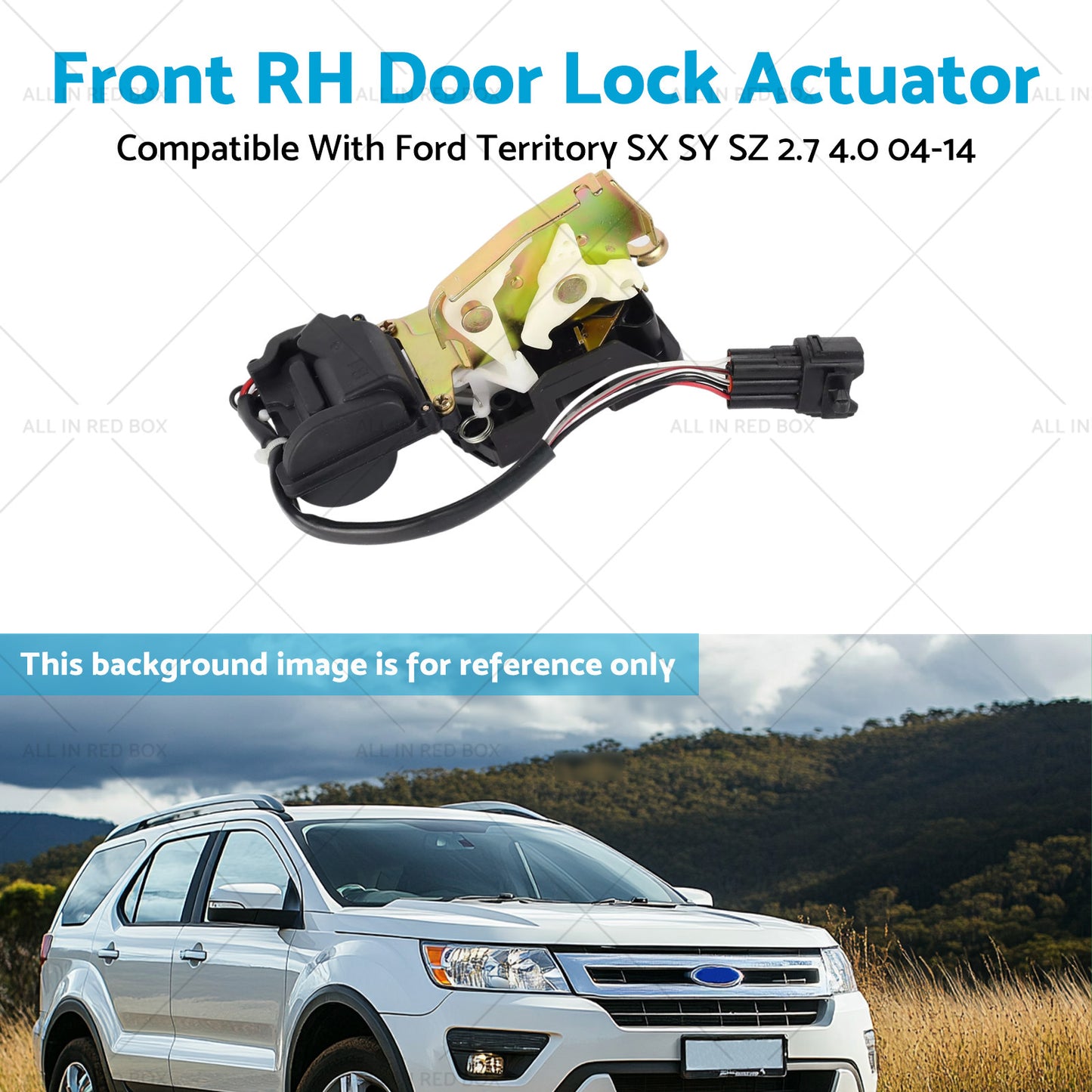 Door Lock Actuator Front Right Suitable For Ford Territory SX SY SZ 4.0L 2004-14