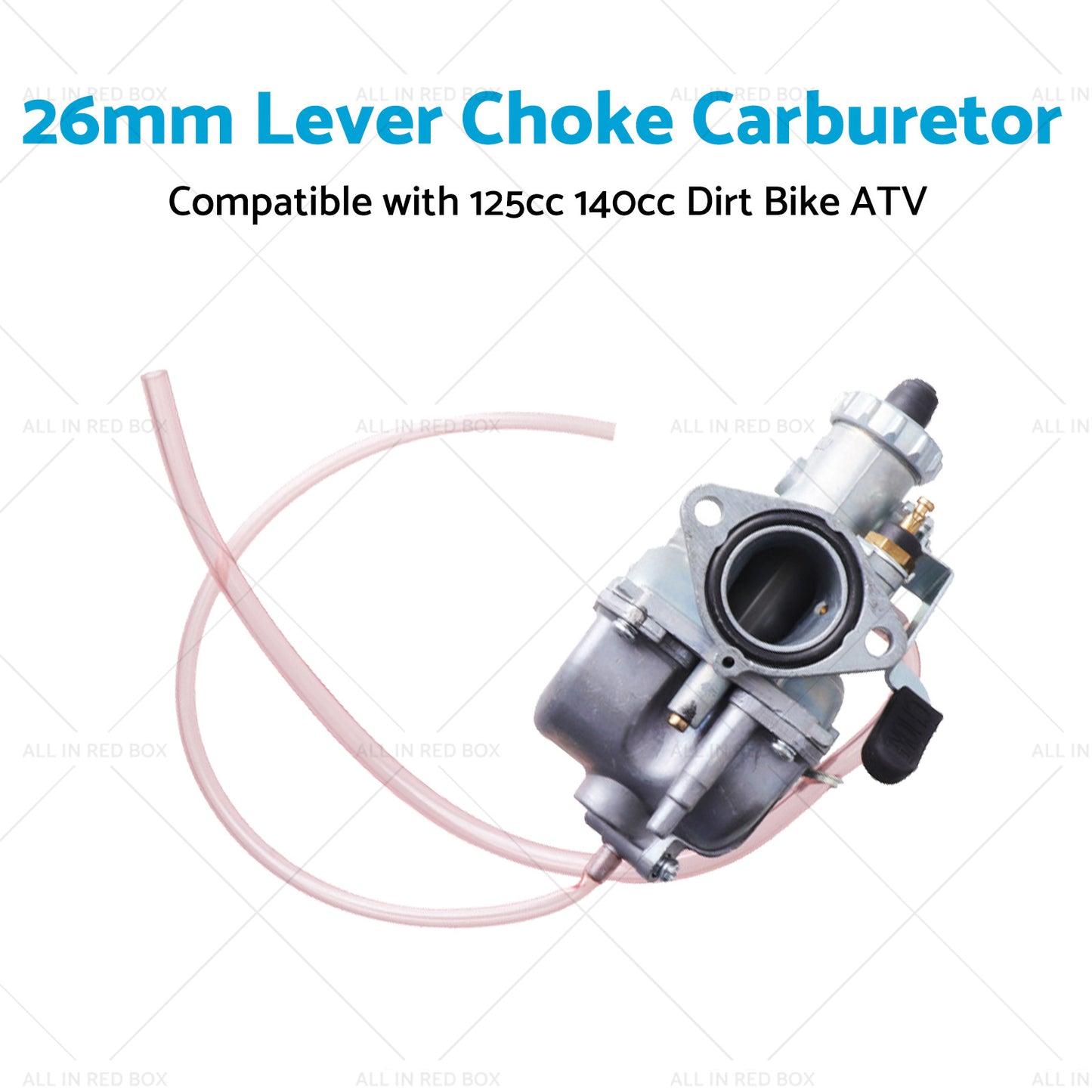 {{ 26mm Lever Choke Carburetor Carby Suitable for 125cc 140cc Dirt Bike ATV }} - Buy Car Parts Online at {{ Kaka Auto Parts }}.