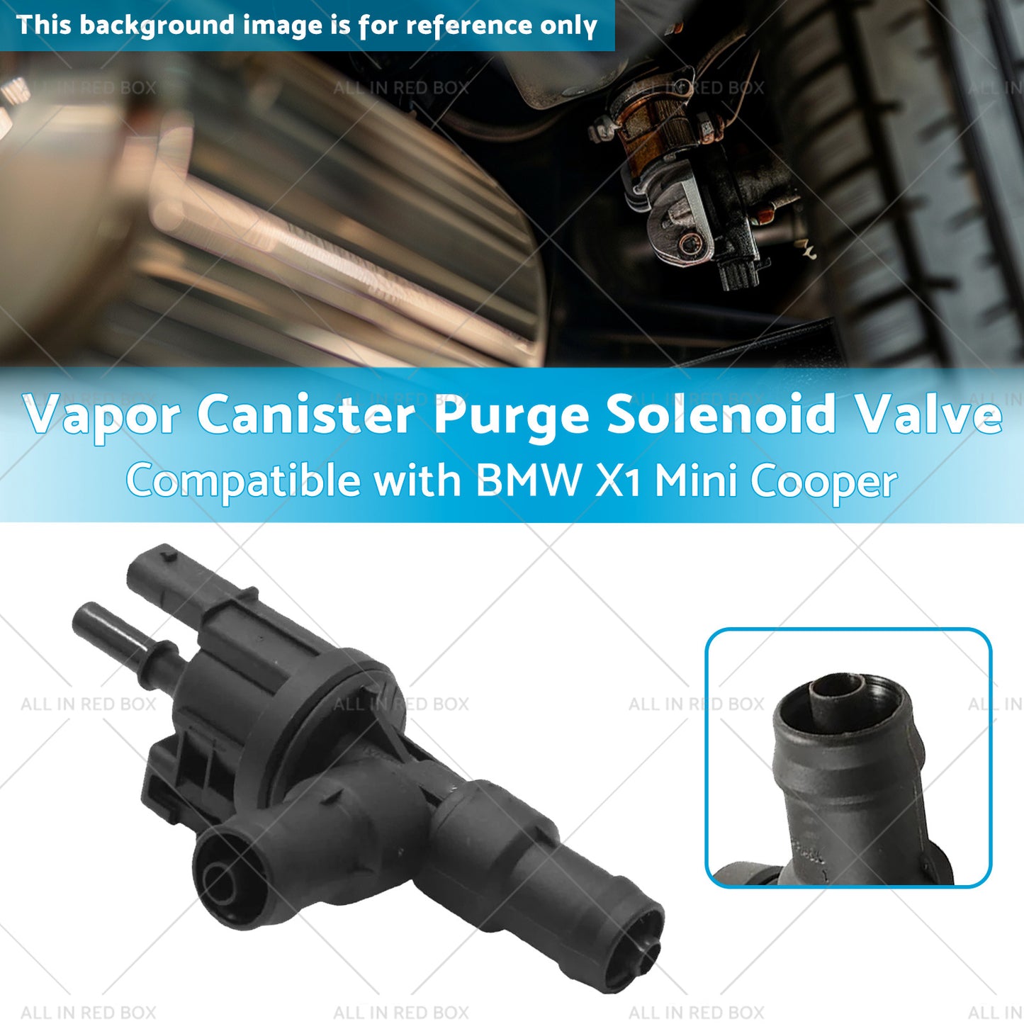 {{ Vapor Canister Purge Solenoid Valve Suitable for BMW X1 Mini Cooper 13907614013 }} - Buy Car Parts Online at {{ Kaka Auto Parts }}.