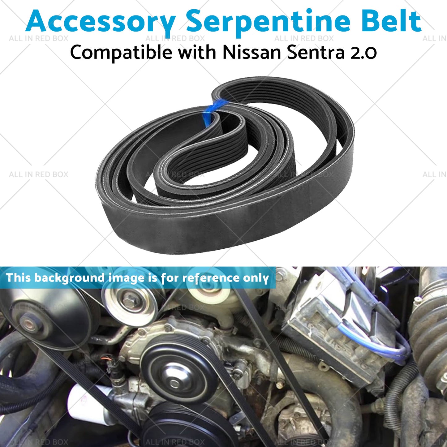 {{ 11720-ET00A Accessory Serpentine Belt Suitable for Nissan Sentra 2. 0 07-12 }} - Buy Car Parts Online at {{ Kaka Auto Parts }}.